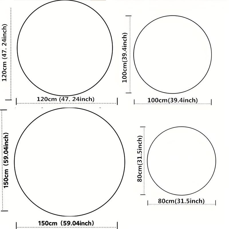 2026 New Rug Round KPOP Flannel Rug Demon-Hunters Washable And Anti-Slip Soft Rug For Kids Playroom For Girls Home Decorations