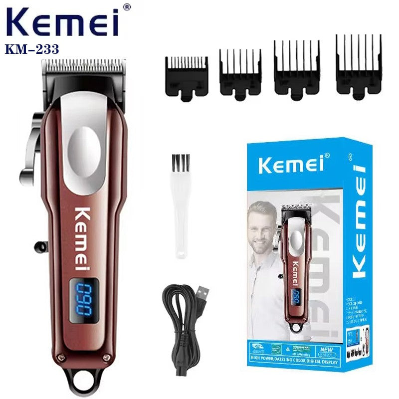 Kemei 232 Mini Electric Hair Clipper Small Hair Cutting Machine for Men Hair Trimmer Professional Haircut Rechargeable