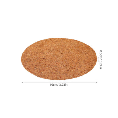 10 unidades de almofada de ninho de pombo de fibra de coco 10 cm, tapete de nidificação de pássaros natural, reutilizável, durável, leve, suprimentos para animais de estimação para gaiola de reprodução