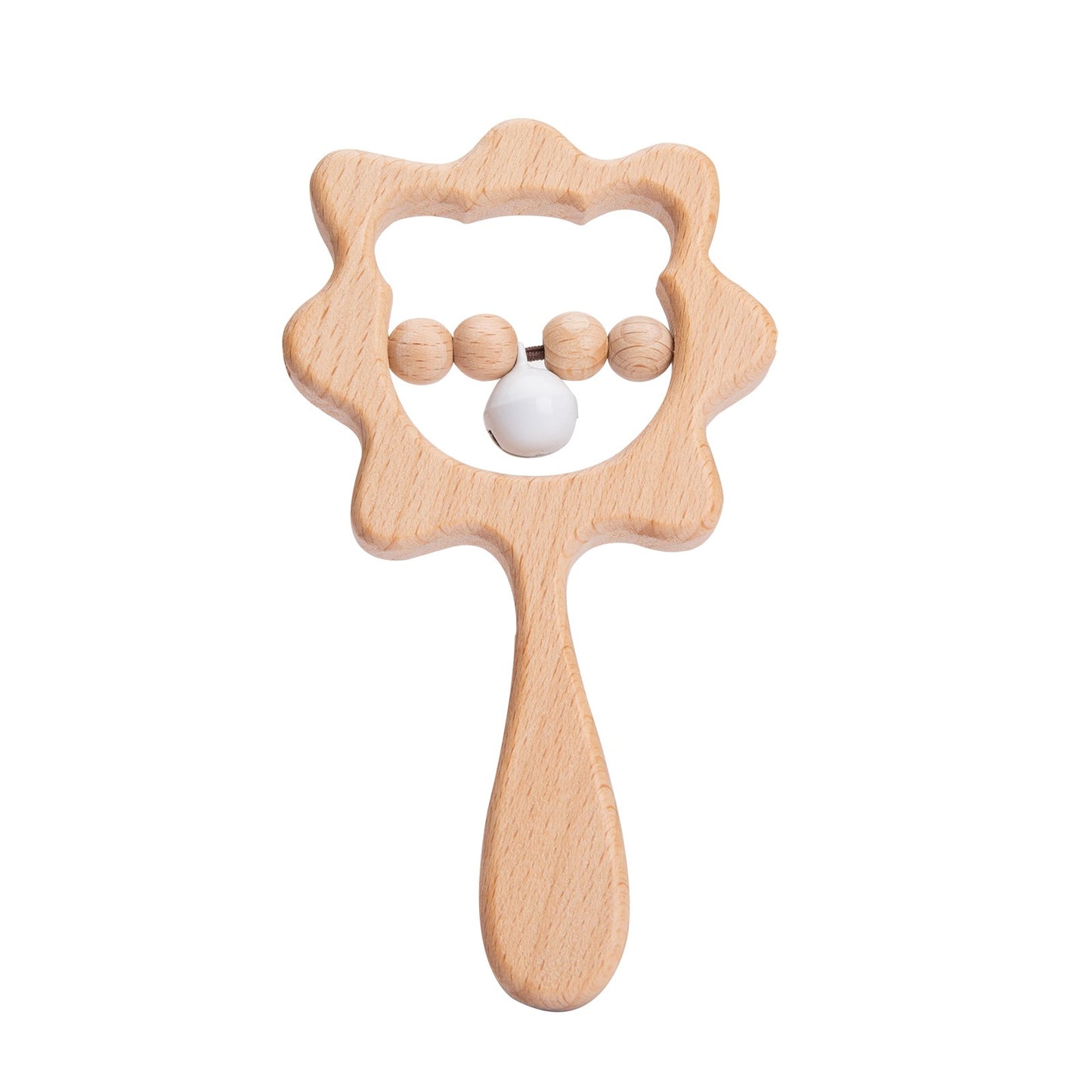 Baby Wooden Koala Hand Rattles Teether Toys Wooden Ring Montessori Toys Owl Shape Musical Rattle  for Baby Gifts Teething Toys