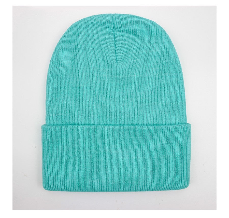 Touca Sólida Unissex Outono Inverno, Mistura de Lã, Macia e Quente, Boné de Tricô Masculino Feminino, Gorro, Toucas de Esqui, 24 Cores