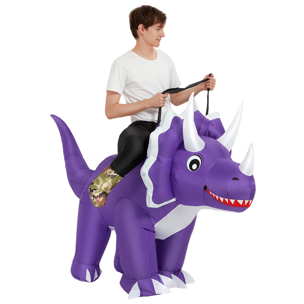 New Riding Animal Inflatable Costume Anime Suits Dress Mascot Purim Halloween Christmas Party Cosplay Costumes for Adult