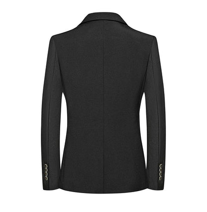 2025 Men's Slim Fit Business Casual Blazer High Quality Fashion All-in-One Banquet Korean Style Handsome Trend for All Seasons