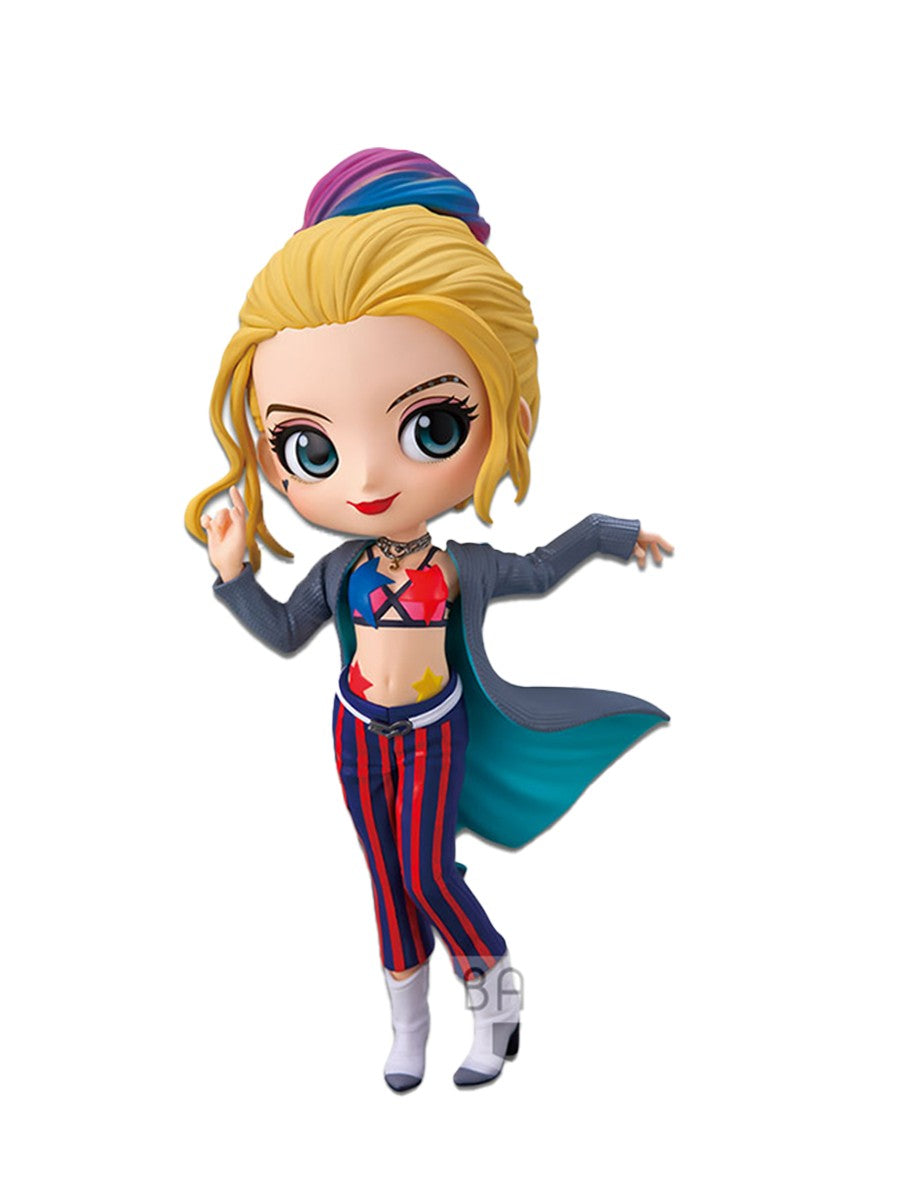 Autêntica Bandai Banpresto Qposket Esquadrão Suicida DC Hero Arlequina Fofa PVC Colecionável Figure - Presente Perfeito para Fãs