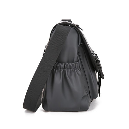 Fashionable Multi Pocket Messenger Bag - large capacity with adjustable strap, daily commuting - durable, travel bag, multi-func