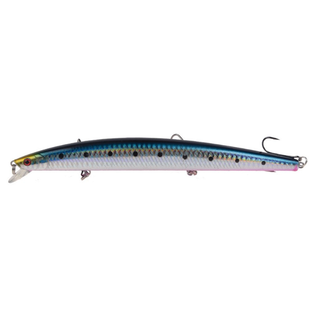 1pcs 18cm 24g Minnow Fishing Lure Laser Hard Artificial Bait Plastic Big Fake Fish Lures Sea Fishing Bait Crankbait Wobblers