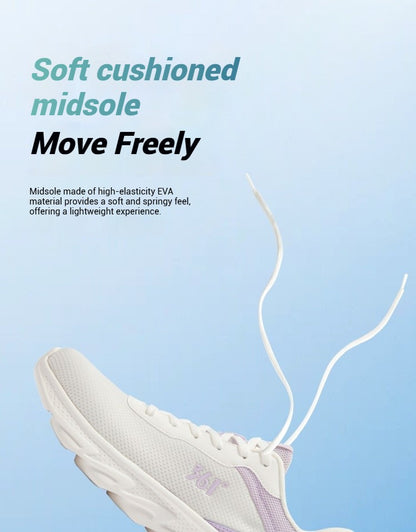 361 Degrees Women's Sneakers Retro Platform Sole Breathable Mesh All-Day Comfort Lightweight  Fitness Female Sneakers 682522230