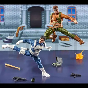 (24 Hours Shipping) ML Capcom Arcade Version Punisher Nick Fury Anime Model Toy Action Figure Toy Collection in Stock