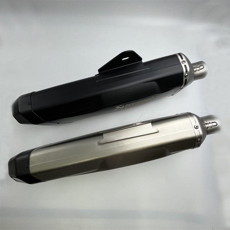 51mm Universal Motorcycle Exhaust Motocross Exhaust Muffler carbon Fiber End Cap For F750GS F850GS R1200GS