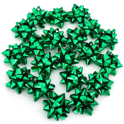 20/10pcs Self-Adhesive Star Flower Ribbon Star Bows For Holiday Valentine Christmas Birthday Party Decoration Gift Wrapping