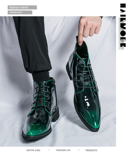 Classic Retro Dress Men's Monk Leather Shoes With Pointed Toe Buckle Business Office Wedding Soft Comfortable Men's Shoes