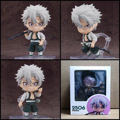Anime Demon Slayer Series Tanjirou #1193 Nezuko #1334 Zenitsu #1361 Inosuke #1541 Kyoujurou Kochou Shinobu Conjunto de Bonecos e Estatuetas de Presente