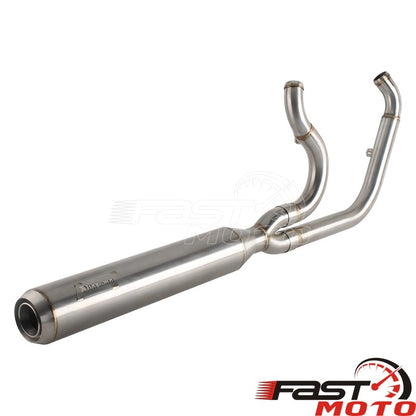 2-into-1 Motorcycle Exhaust System Muffler Pipe For Harley M8 Softail 2018-2026 FXST FXBB FXBBS FXFBS FXFB FLSL FLDE FXLR FXLRS