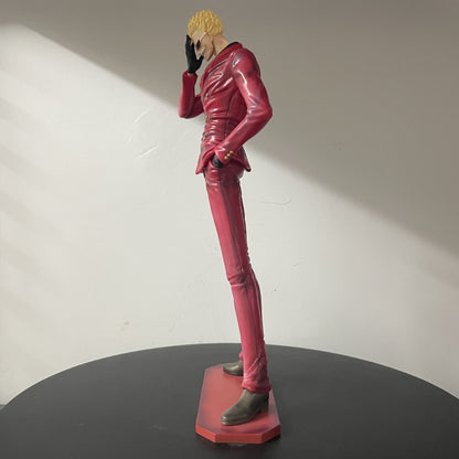 Estátua Anime Donquixote Doflamingo Terno Coringa One Piece Decoração de Mesa de Guerreiro GK Presente para Meninos Colecionadores