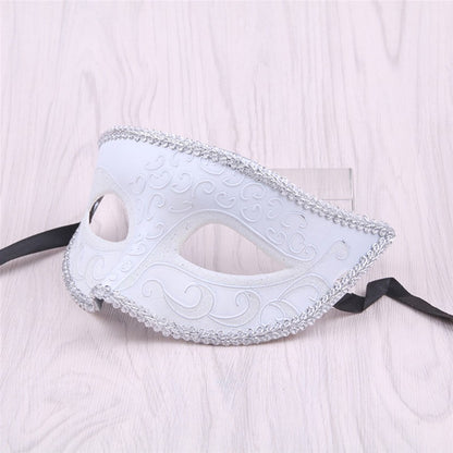 Masquerade Masks for Couple Venetian Woman Lace Men PP Cosplay Costume Carnival Prom Party Personality Headdress Masks
