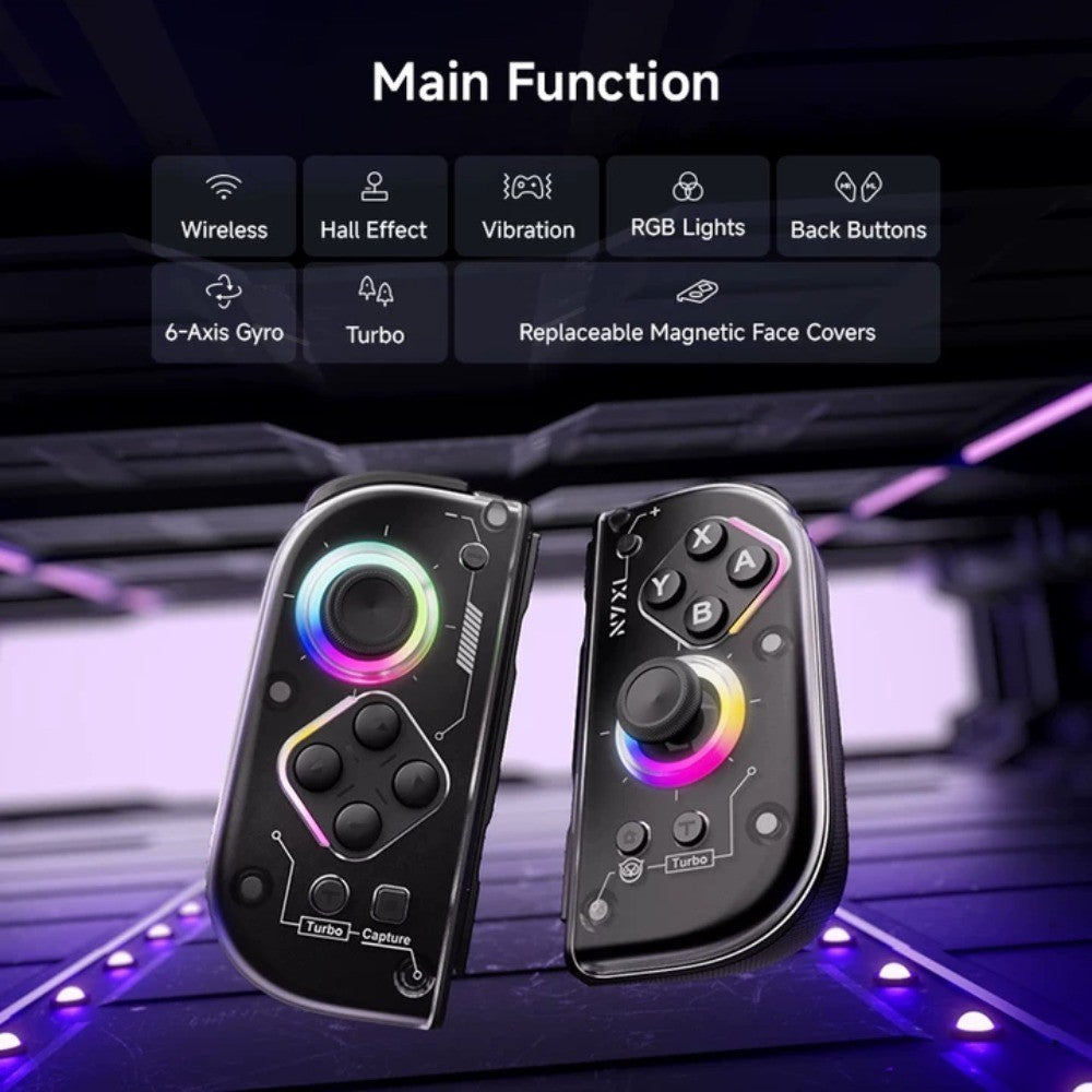 NYXI Hyperion 2 Wireless Game Controller Dual Hall Joycon Gamepad  for NintendoSwitch/Switch OLED/Switch Lite Controller