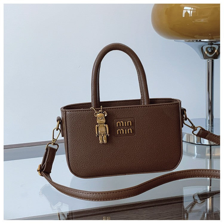 2025 New Trendy Women's Small Square Bag Minimalist Luxury Shoulder Bag for Mobile Phone Girl Fashion Crossbody Pouch Purse