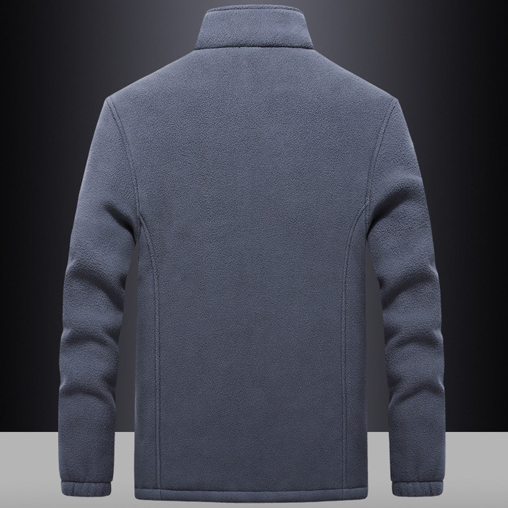 Mens Thick Fleece Jackets Men Outwear Sportswear Wool Liner Warm Jackets Coats Man Thermal Coat Men Winter Coat Plus Size L-4XL