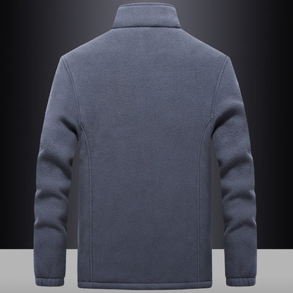 Mens Thick Fleece Jackets Men Outwear Sportswear Wool Liner Warm Jackets Coats Man Thermal Coat Men Winter Coat Plus Size L-4XL