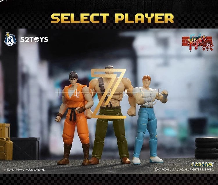 Capcom Final Fight Bonecos de Ação de 3,75 Polegadas 52toys Modelo Soldado Legal para Amantes de Jogos Decoração Presente Surpresa