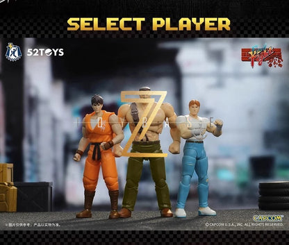 Capcom Final Fight Bonecos de Ação de 3,75 Polegadas 52toys Modelo Soldado Legal para Amantes de Jogos Decoração Presente Surpresa