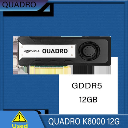 Placas de Vídeo Gráficas Quadro K6000 12GB DDR5 Placa de Vídeo Quadrok6000 Envio Rápido