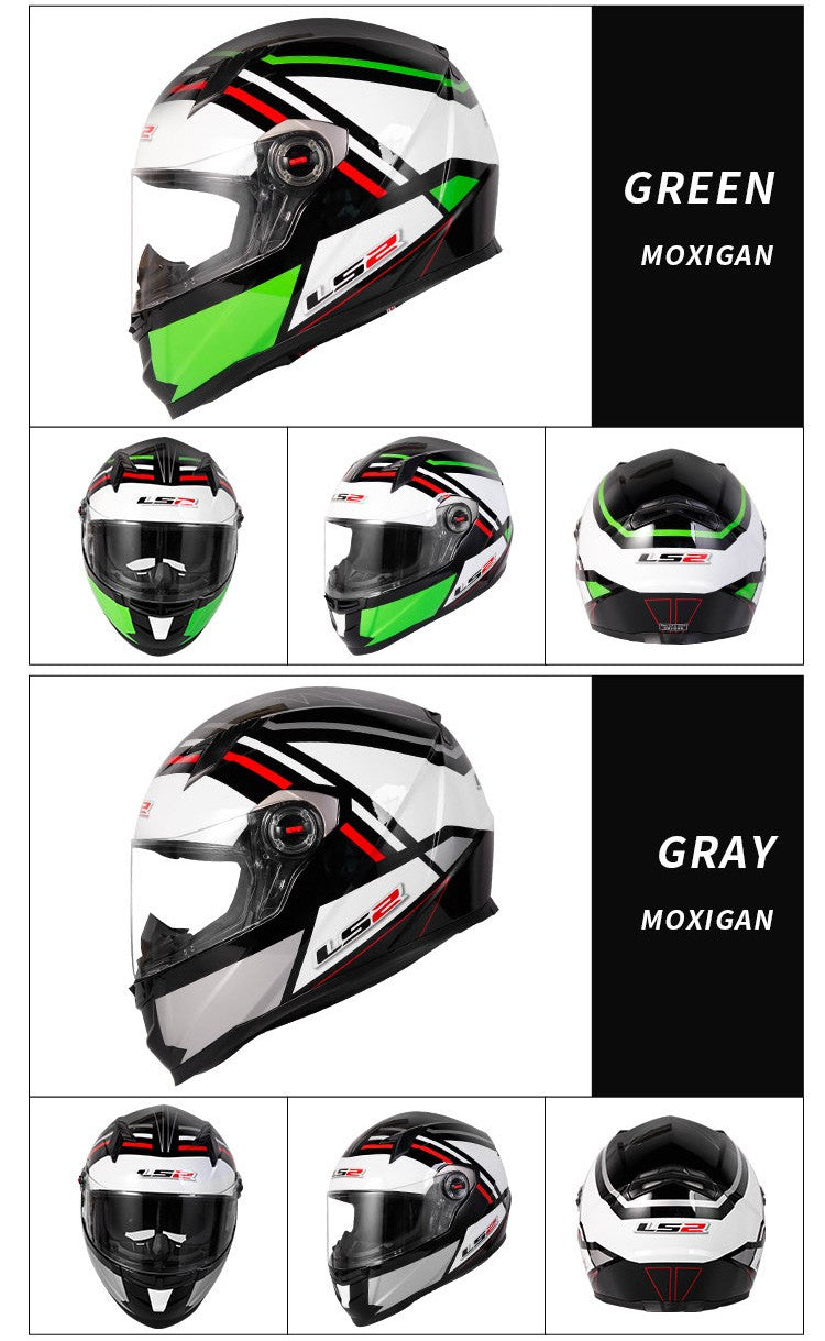 Capacete de Moto Clássico LS2 Fechado Masculino Feminino Capacete de Motocross Casco em ABS Aprovado pela ECE Acessórios para Motos FF358
