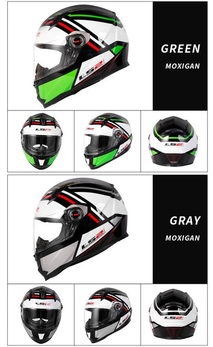 Capacete de Moto Clássico LS2 Fechado Masculino Feminino Capacete de Motocross Casco em ABS Aprovado pela ECE Acessórios para Motos FF358