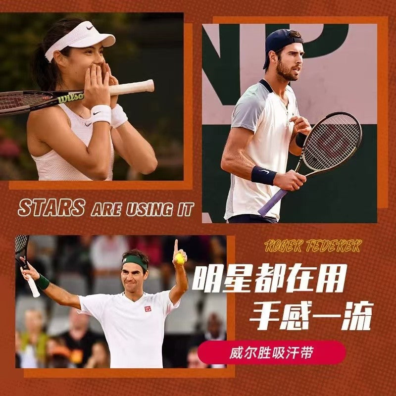 15 peças de overgrip para raquete de tênis Wilson, faixa absorvente de suor, grip de PU para raquete de badminton, fita para grip de tênis, grip para raquete de Padel