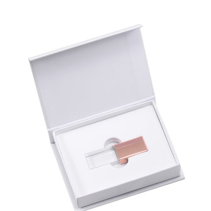 Pen Drive USB 2.0 128 GB de Cristal Memory Stick 64 GB Pen Drives de Alta Velocidade 4 GB Pendrive de Presente de Casamento 16 GB Disco U 8 GB Fotografia
