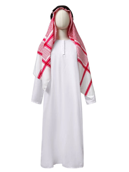 New Arab Emirate Costume Shepherd Rich Arab Prince Adult Role Playing Fantasia Halloween Carnival Costume Hot Selling