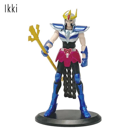 Saint Seiya Action Figurine Ikki Hyoga Seiya Shiryu Standing Myth Cloth Knights of The Zodiac Figures Model Toys Children's Gift