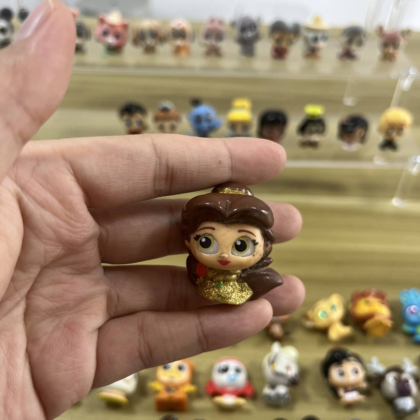 Anime Disney Doorables Kawaii Boneca Olhos Grandes Mickey Buzz Lightyear Bonecos de Ação Modelo Brinquedo Colecionável Desenho Animado Presentes Infantis