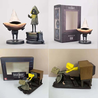 Jogo Quente GK Little Nightmares Anime Figure Six Maya Yamaoka Mono Action Figure Modelo Brinquedos Presente de Natal Decoração de Quarto