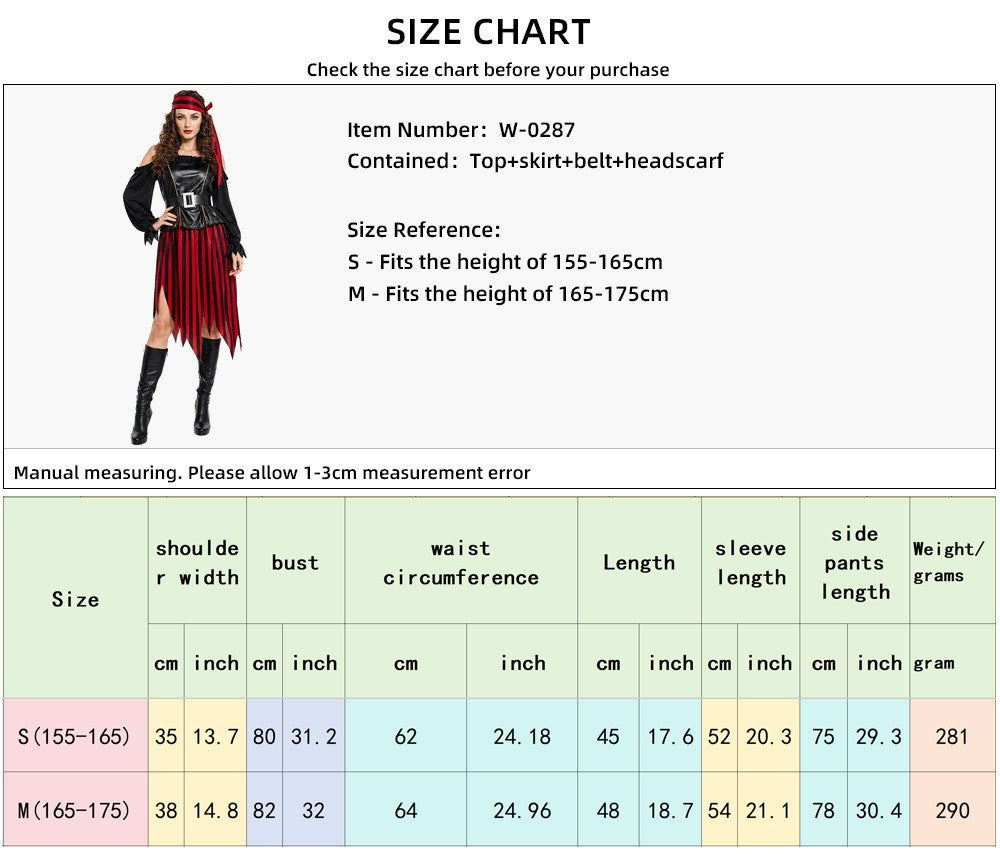Adult Vintage Pirate Cosplay Full Set Gothic Party Costume For Masquerade Carnival Stage Theme Photoshoot Halloween Cosplay