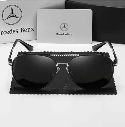 For Mercedes Benz A B C E S V Class GLB GLC GLE AMG Pilot SLK SLC ML Car High Men Anti Glare Driver Goggles Polarized Sunglasses