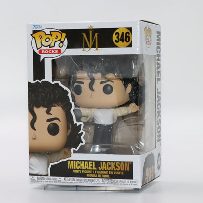 Original Funko Pop Michael Jackson #346  Super Bowl Shape MJ Music Action Figure Model Toy Gift for Boys Collectible Doll Decor