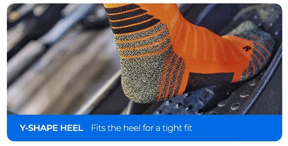 Deodorant Nano Copper Sports Socks for Men Antibacterial Basketball Climbing Sock Summer Compression MTB Cycling Bicycle Running