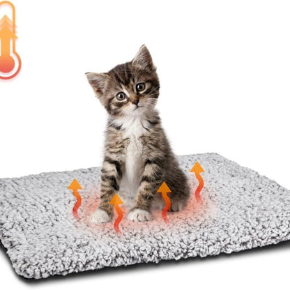 Cobertor Térmico Autorregulável para Pets, Colchonete Térmico Sem Eletricidade, Antiderrapante para Cães e Gatos, Colchonete de Inverno Aquecedor com Núcleo Refletor de Calor