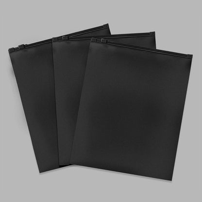 50pcs Customized Color Frosted Zipper Bags Home Travel Storage Bags Clothing Underwear Business Product Packaging Custom Logo