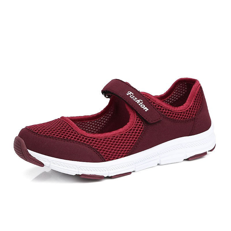 Sapatos Femininos Respiráveis Vulcanizados Brancos Tênis Feminino Moda Malha Respirável Sapatos Casuais de Caminhada Sapatos de Trabalho Feminino