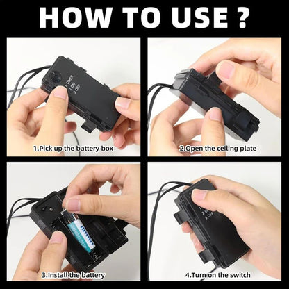 Glowing LED Eyes for Halloween Decors - Auto Timer Light Up Props for Skulls, Pumpkins, Tombstones Indoor Outdoor Spooky Decor