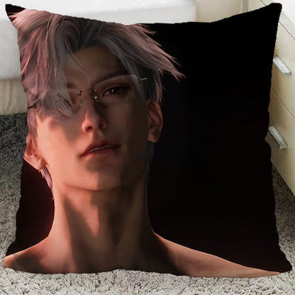 Game Love and Deepspace Sylus Pillow and Pillowcase Double Sided Pattern Throw Pillows 40x40cm