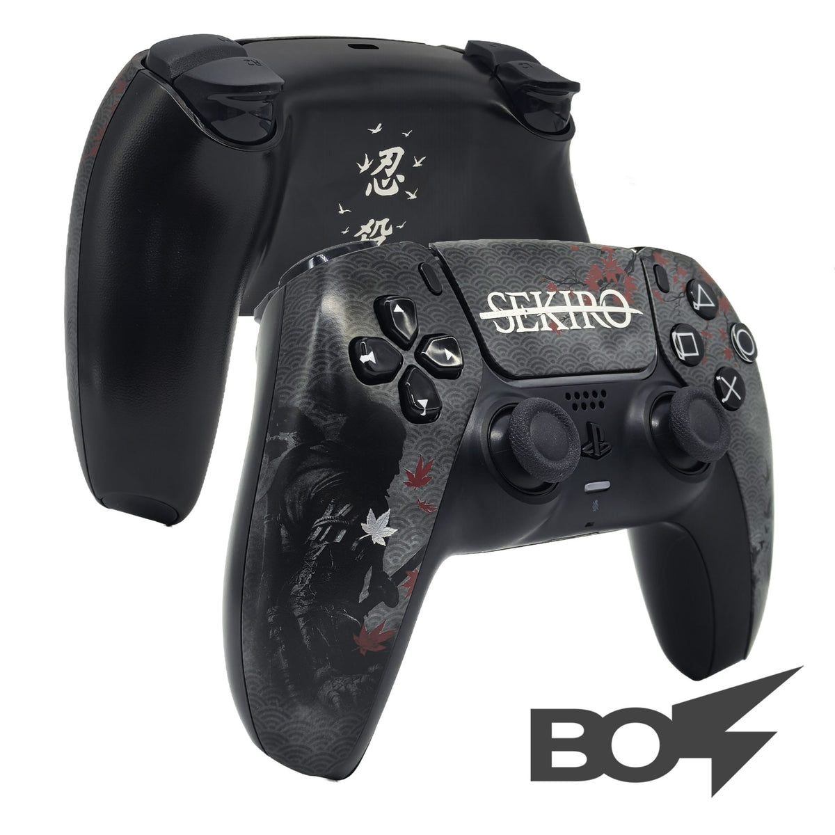 For PS5 Controller Shell, Wolf Custom Faceplate Cover with Touchpad for DualSense, Replacement for BDM-010 To 050