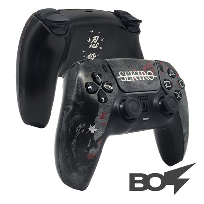 For PS5 Controller Shell, Wolf Custom Faceplate Cover with Touchpad for DualSense, Replacement for BDM-010 To 050
