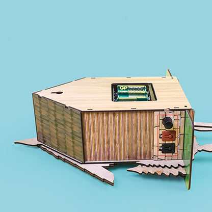 Bird Time Bell Swing Alarm Watch Imitation Wood Style With Easy-to-Read Dials Cuckoo Clock CM012