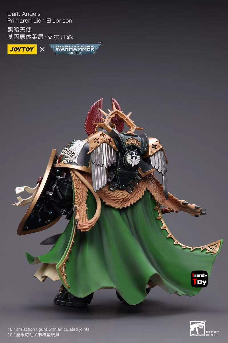 ?JOYTOY?Warhammer 40K Dark Angels Primarch Lion El'Vonson 1/18 Action Figure Model Toys