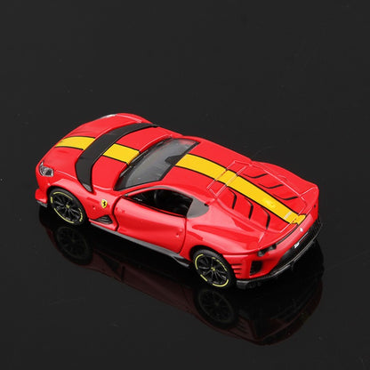 Bburago 1:64 Ferrari Daytona SP3 812 Competizione Carro Modelo Liga Miniatura Veículos Fundidos Brinquedo Coleção de Presente