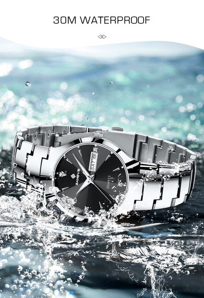 BANGWEI 2026 NEW Women's Watch Fashion Waterproof Luminous Elegant Weekly Calendar Exquisite women's quartz wrist watch reloj