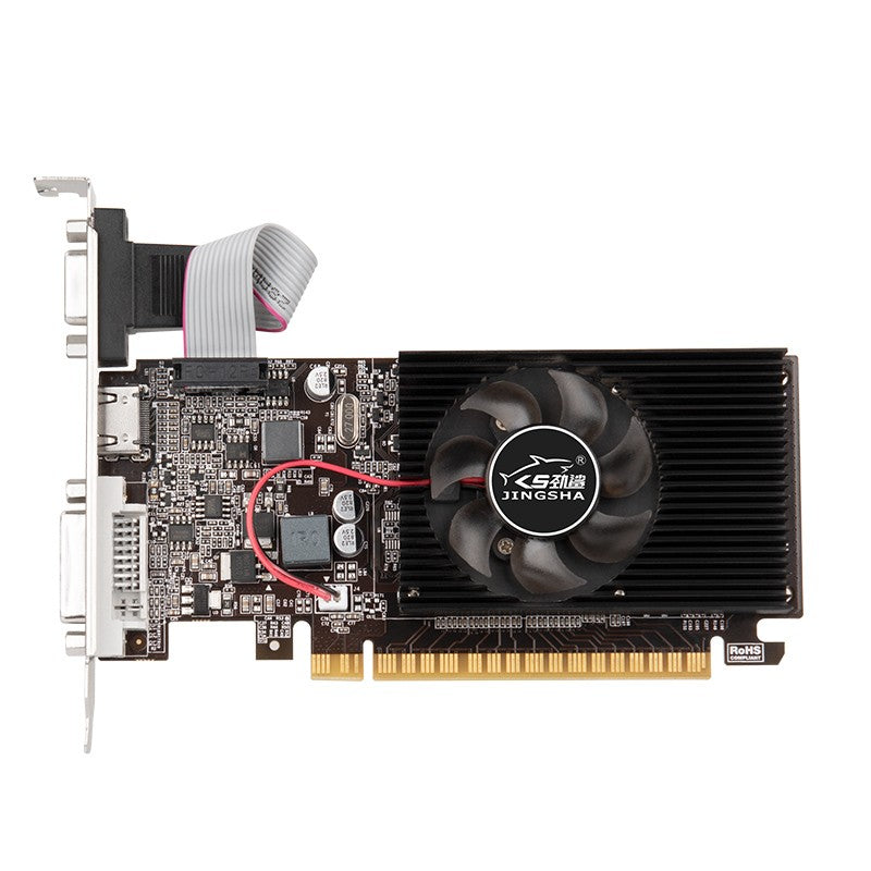 Placa de Vídeo SZMZ GT610 1G/2G DDR3 NVIDIA GeForce GT 610 Placa Gráfica PCIE X16 2.0 HD DVI VGA 1800MHz 64Bit GPU Computador de Mesa